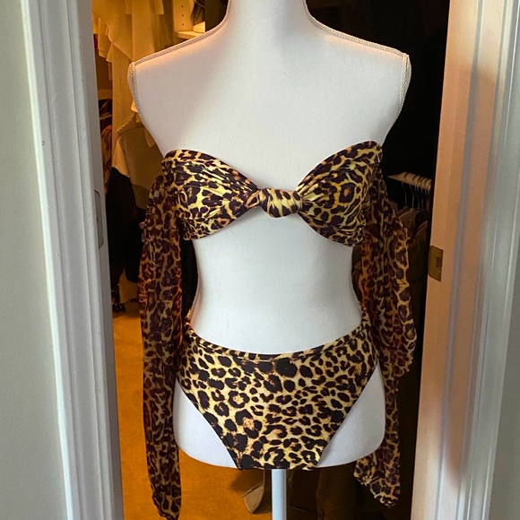 SOLD!! Leopard Pretty Little Things Swimsuit - Picture 4 of 4